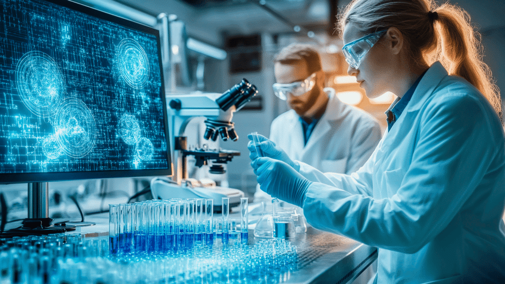 Melanotan II peptide research laboratory